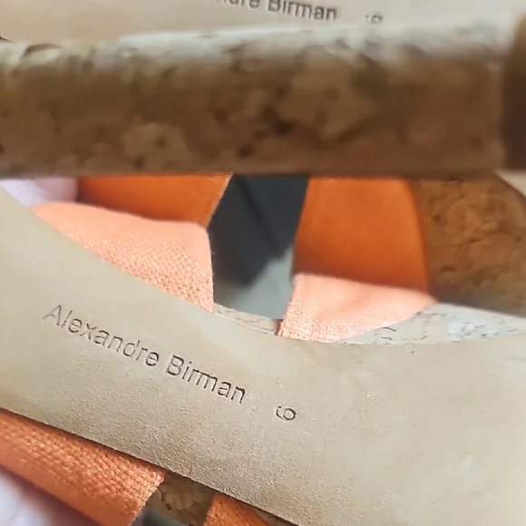 Alexandre Birman Orange Stiletto Heels - Picture 9 of 9